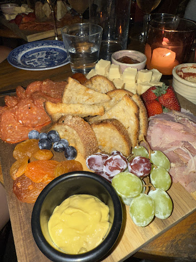 Cheese and charcuterie board at Frank Mac's